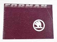 Škoda Forman - 1990 - prospekt