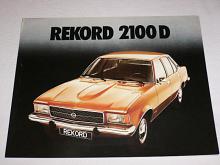 Opel - Rekord 2100 D - prospekt