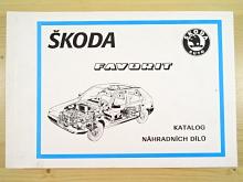 Škoda Favorit 135 L - 135 LS - 136 L - 136 LS - LX - GLX - katalog náhradních dílů - 1994