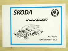 Škoda Favorit 135 L - 135 LS - 136 L - 136 LS - LX - GLX - katalog náhradních dílů - 1994