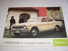 Volha GAZ 24 - reprezentant luxusních vozů - prospekt - Mototechna