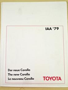 Toyota Corolla - tisková zpráva + fotografie - 1979