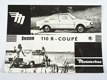 Škoda 110 R - Coupé - Mototechna - fotografie + popis