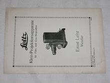 Leitz - Klein - Projektionsapparate - 1930 - prospekt