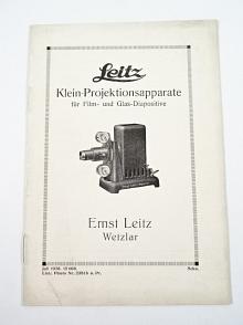 Leitz - Klein - Projektionsapparate für Film- und Glas - Diapositive - 1930 - prospekt