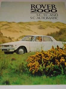 Rover 2000 SC.TC.and SC automatic - prospekt - 1966