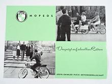 Puch - Mopedes - MS 50 V - VS 50 D - VZ 50 N - MC 50 - DS 50 - R 50 - prospekt - 1966