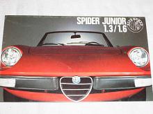 Alfa Romeo - Spider Junior 1.3/1.6 - prospekt