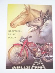 Adler M 100 - prospekt - REPRINT