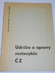 Údržba a opravy motocyklů ČZ - 1963
