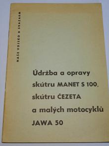Údržba a opravy skútru Manet S 100, skútru Čezeta a malých motocyklů Jawa 50