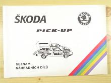 Škoda Pick-up - seznam náhradních dílů - dodatek ke katalogu náhradních dílů Škoda Favorit - 1993