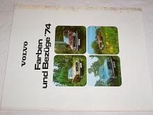 Volvo - Farben und Bezüge ´74 - prospekt