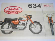 JAWA 350 typ 634 - prospekt - 1974