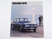 SAAB 99 - prospekt - 1968