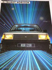 Talbot Horizon - prospekt - 1984