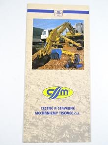 CSM - Cestné a stavebné mechanizmy Tisovec - prospekt - UDS 114 R - Tatra 815, UDS 214, UDS 211, UDS 232, DH 214, DH 311, UPS 112, UOS 155 - T55A