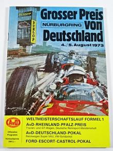 AvD - Grosser Preis von Deutschland - Nürburgring - 4./5. August 1973 - Offizielles Programm