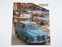 SAAB 1968 Kombiwagen V4 - prospekt