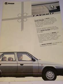 Škoda Favorit - 1990 - prospekt