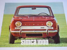 Simca 1000 - prospekt