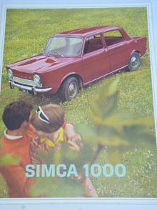 Simca 1000 - 1967 - prospekt