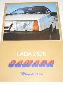 VAZ - Lada 2108 Samara - Mototechna - 1987 - prospekt