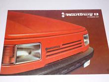 Wartburg 1.3  - čtyřtakt - 1988 - prospekt