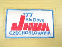 JAWA - '77 Six Days Czechoslovakia - nášivka
