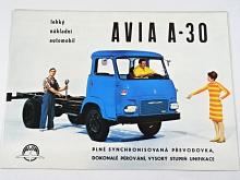 Avia A-30 - lehký nákladní automobil - prospekt