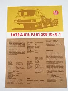 Tatra 815 PJ 51 208 10x8.1 šasi - prospekt