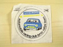 Automobile racing club Brno - rallye team - Kovo - nažehlovačka