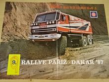 Tatra 815 VD 13 350 6x6.1 - 9. Rallye Paříž - Dakar 1987 - prospekt