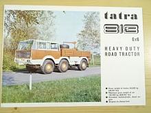 Tatra 813 6x6 - heavy duty road tractor - prospekt - Motokov