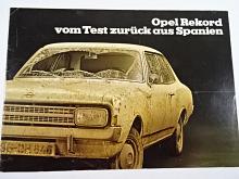 Opel Rekord - prospekt