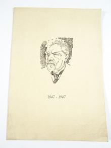 Pozvánka k slavnostnímu odhalení Křižíkova památníku - Plzeň - 1947 - František Křižík