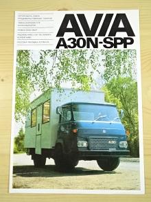 Avia - A30N-SPP - pojízdná prodejna potravin - prospekt - Motokov
