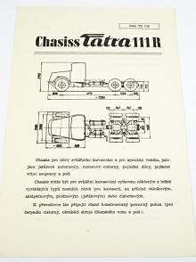 Tatra 111 R chasiss - prospekt - 1956