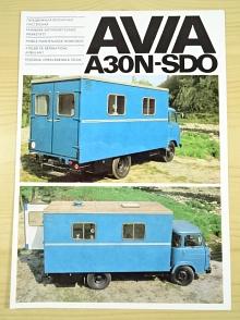 Avia A 30 N - SDO - pojízdná opravárenská dílna - Motokov - prospekt