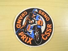 Grand Prix Brno ČSSR - nášivka