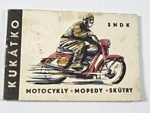 Motocykly - mopedy - skútry - Ota Vaněk - 1961 - Kukátko