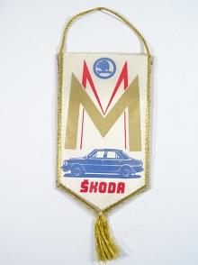 Škoda 105/120 - Oseva Bezno - AZNP - Oseva - věda, výzkum, praxe - vlaječka