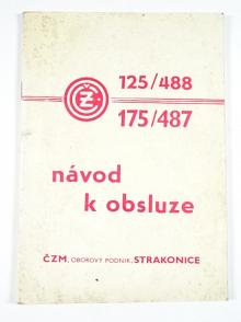ČZ 125/488, 175/487 - návod k obsluze - 1987