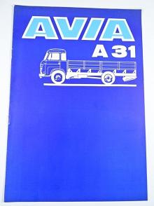 Avia A 31 - technické údaje - A 31 N - A 31/4 N - prospekt - Motokov