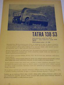 Tatra 138 S3 - 1966 - prospekt