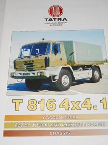 Tatra 816 4x4.1 - cargo truck - chassis - prospekt