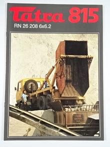 Tatra 815 RN 26 208 6 x 6.2 - ramenový nakladač -  prospekt