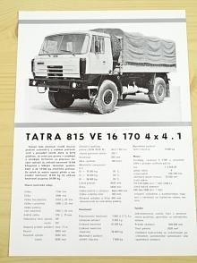 Tatra 815 VE 16 170 4 x 4.1 - prospekt