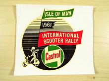 Castrol - Isle of Man - 1961 - International Scooter Rally - obtisk