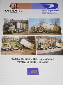 Tatra 815-260R81 8x8.2 - Multilift - hákový nakladač - prospekt - OKD, Doprava a. s.